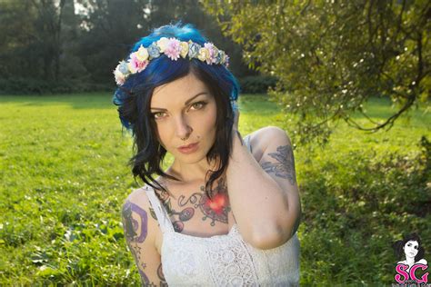 bustybloom|Lerahon in Forget Me Not via Suicide Girls